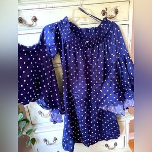 New York and Company Off the shoulder bell sleeve dress